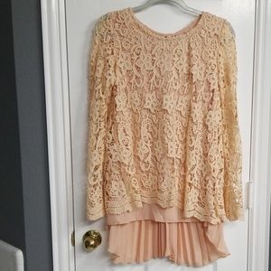 Peach Colored Blouse